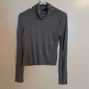AEROPOSTALE - Long Sleeve Turtle Neck Gray Top
